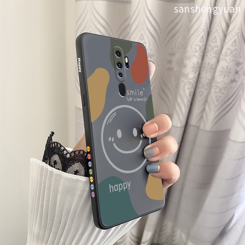 เคส OPPO a5 2020 OPPO A9 2020 เคสโทรศัพท์ Softcase Liquid Silicone Protector Smooth Protective Bumper Cover การออกแบบใหม่