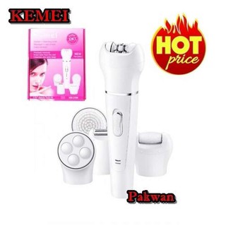 KEMEI เครื่องนวดหน้า 5 in 1 Beauty Tools Kit รุ่น KM-2199 (White)