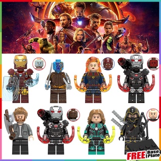 ฟิกเกอร์ กัปตันมาร์เวล มาร์เวล ซุปเปอร์ฮีโร่ วอร์ม เครื่อง Hawkeye Iron Man Thor Nebula Minifigures