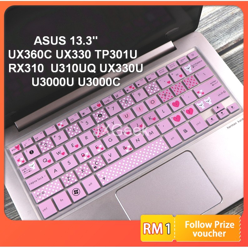แป้นพิมพ์สําหรับ ASUS UX360C UX330 TP301U RX310 U310UQ UX330U U3000U U3000C U4000 13.3 นิ้วแล็ปท็อปซ