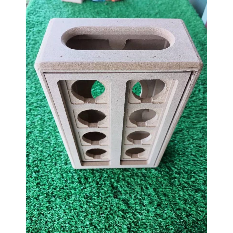 ตู้บลูทูธDIYงานดิบ ขนาด28.5x18.5x10 ดอกลำโพง 2นิ้ว 8ดอก แผ่นพาสซีฟ 12ซม