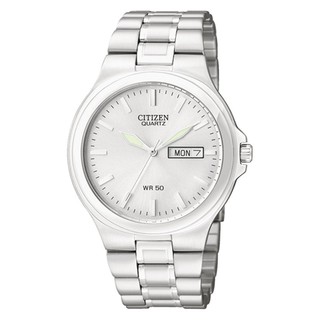 ﻿CITIZEN นาฬิกาผู้ชาย สายสแตนเลส รุ่น  BF0550-66A - White