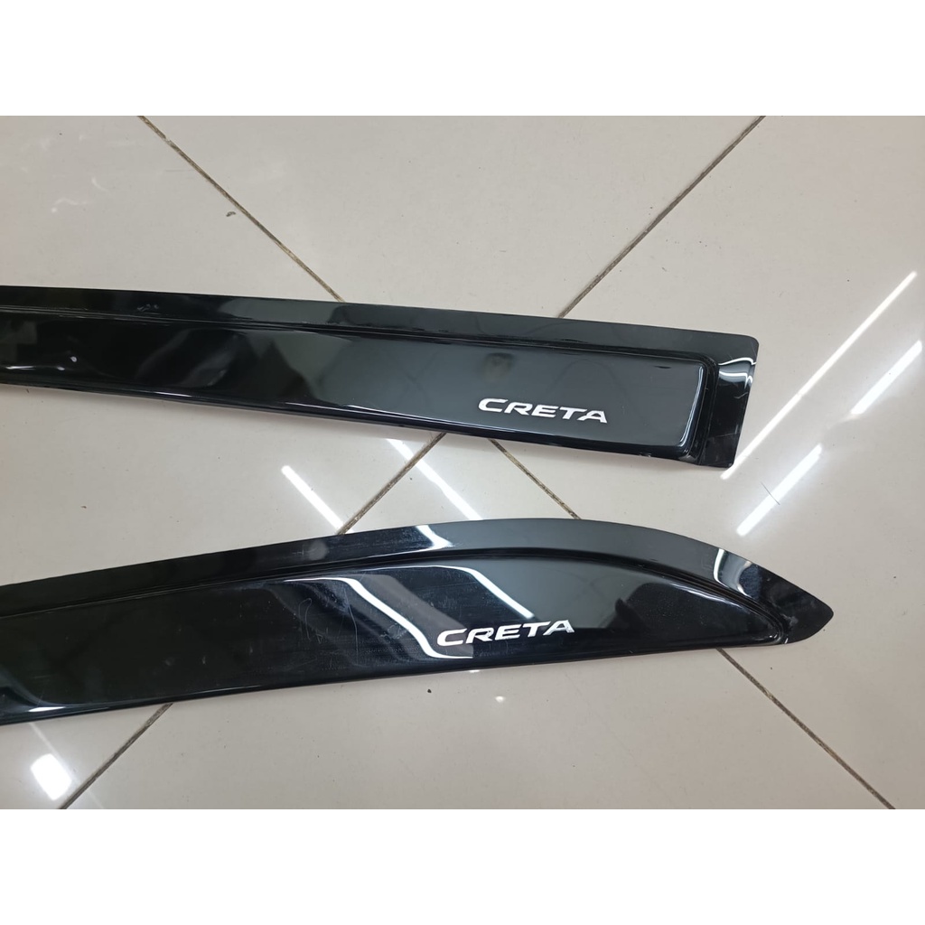 Hyundai Creta 2022 Car Gutter กระบังหน้าด้านข้างรุ่นเพรียวบาง