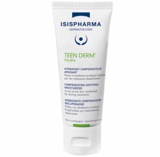 Teen derm hydra 40 ml ครีมบำรุงสำหรับผิวเป็นสิวอ่อนแอเนื่องจากการรักษาสิว แท้💯%