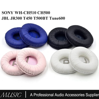 แผ่นครอบหูฟัง ทรงกลม 70 มม. แบบเปลี่ยน สําหรับ Sony MDR-ZX110 MDR-ZX330BT V150 WH-CH500 JBL Tune 600bt T500BT T450BT