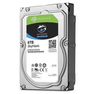 [ลด 19.- โค้ดSMARTFE19]  Seagate SKYHAWK 6TB (5400RPM, 256MB, SATA-3, ST6000VX0023)