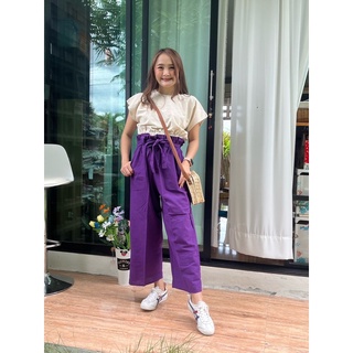 🌈กางเกงผ้าฝ้ายแนววินเทจ 🌈