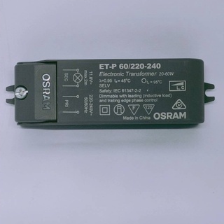 Electronic Transformer 20-60W ET-P 60/220-240 Osram