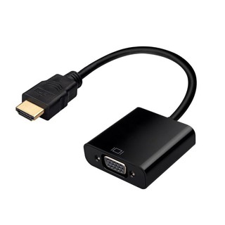 สายเคเบิ้ล HDMI 1080 P to VGA สำหรับ PC Laptop Power