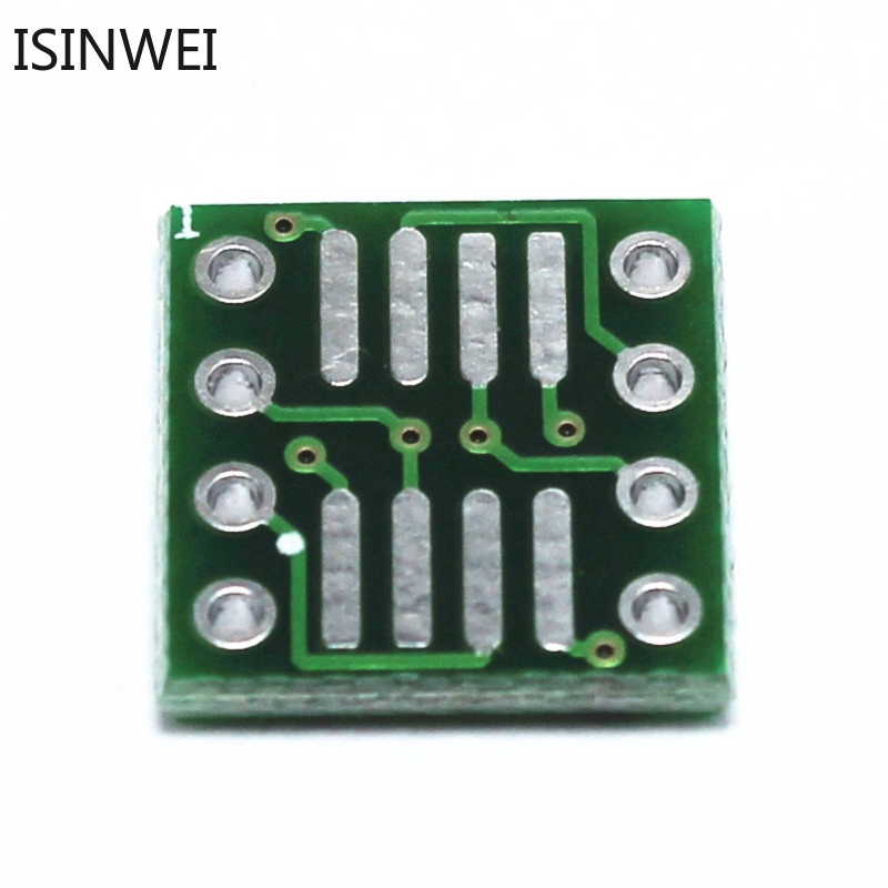 10 ชิ้น sop 8/ssop8/tsop 8 to dip 8 ic อะแดปเตอร์ซ็อกเก็ตไม่มีขาตั้ง