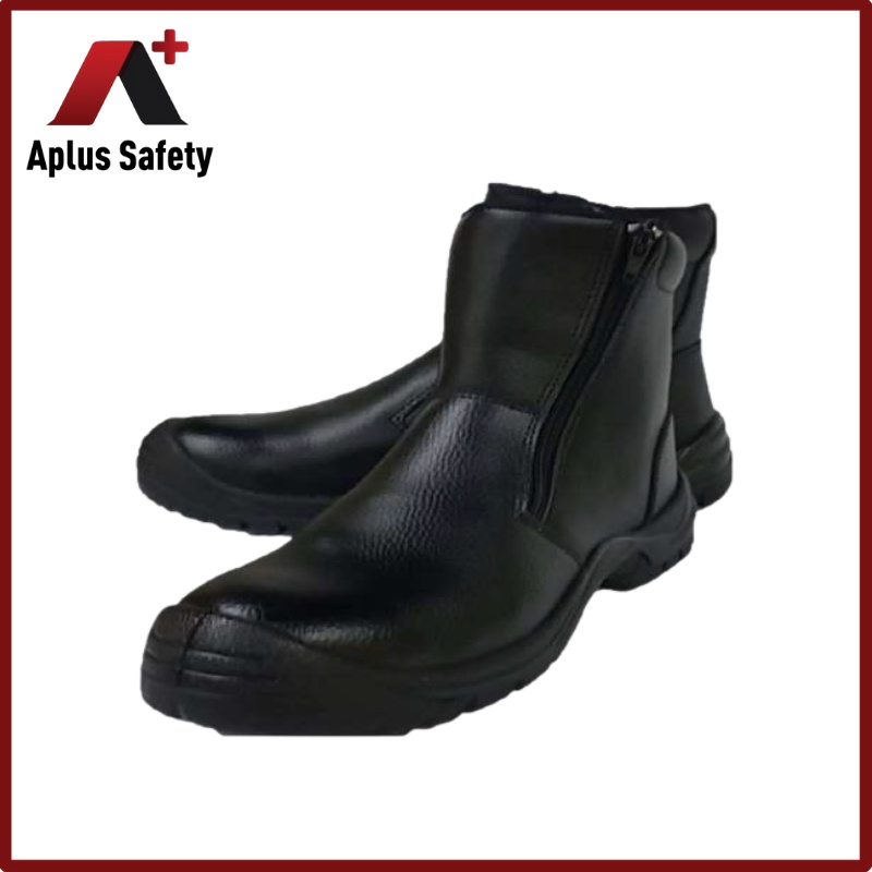 [SG READY STOCK] APLUS Mid Cut Zipper Safety Shoe
