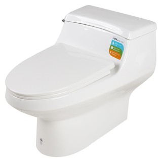 สุขภัณฑ์ 1 ชิ้น MOYA SN-T010 4.8L สีขาว 1-PIECE TOILET MOYA SN-T010 4.8L WHITE