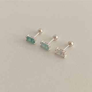 169-littlegirl gifts - Mini Crystal Piercing silver s925 (ราคาต่อชิ้น)