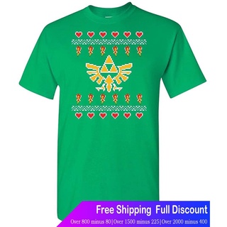 ตำนานแห่งเซลด้าเสื้อยืดผู้ชาย Absurd Ink The Legend Of Zelda - T-Shirt - 8-bit Triforce The Legend of Zelda Popular T-sh