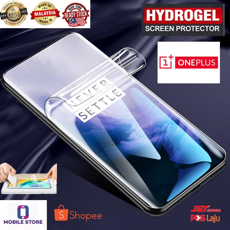 ฟิล์มกันรอยหน้าจอ Hydrogel OnePlus 9R / 8 5G UW Verizon / 7T Pro McLaren / Nord 100% TPU Solf ฟิล์มไ