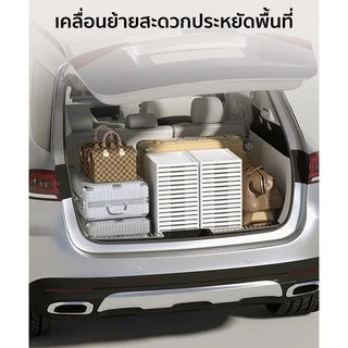 HHsociety กล่องรองเท้า กล่องรองเท้าพับได้ 3 ชั้น ฝาหน้า ไม่ต้องประกอบ ชั้นรองเท้า รุ่น DF