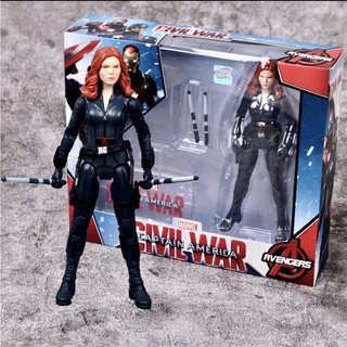 BLACK WIDOW ZD TOYS (แท้) Marvel Captain America: Civil War   Action Figure 18 cm