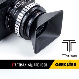 Hood สี่เหลี่ยม TTArtisan ( Square Hood 43mm / ฮูด เกลียว / ฮู้ด เหล็ก โลหะ / เลนส์ฮูด /  สำหรับ 23 23mm f1.4 เลนส์ )