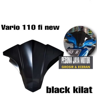 Visor Vario 110 FI visor Vario 110 หัวฉีดที่บังแดด Vario 110 Esp สีดําทึบ