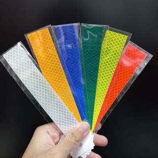 แถบสะท้อนแสง  DIAMOND GRADE 3M แท้   3*15cm /  5*15cm /  5*30cm  สติ๊กเกอร์สะท้อนแสง ติดรถ