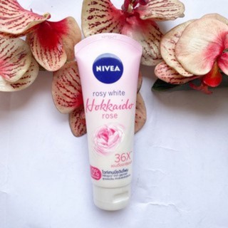 nivea rosy white ฮอกไกโดโรสเซรั่มโฟมทำความสะอาดผิวหน้า ขนาด 100 ml