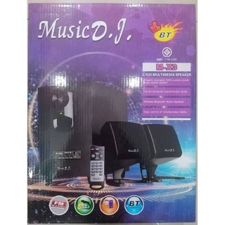 ลำโพงMUSIC D.J. M-X3 USB  BLUETOOTH 2.1 &amp; ลำโพง MUSIC D.J. M-X3A 2.1CH