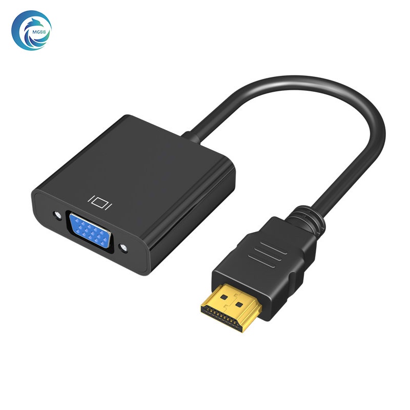 MGBB สายแปลง HDMI to VGA Cable สายจาก HDMIออกVGA สาย HDMI Cable Converter Adapter HD1080p Cable สายแปลง HDMI to VGA #T3