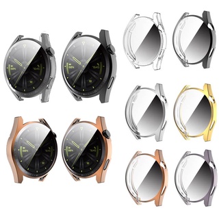 สำหรับ Huawei Watch GT3 42mm 46mm โปร่งใส tpu Soft Shiny เคส ฝาครอบป้องกันหน้าจอ