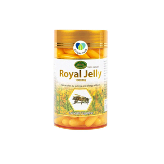 [ใส่ MTJG1 ลด20.-] Nature King Royal Jelly 1000mg (120 Capsules) อาหารเสริม นมผึ้ง นำเข้าจากออสเตรเลีย