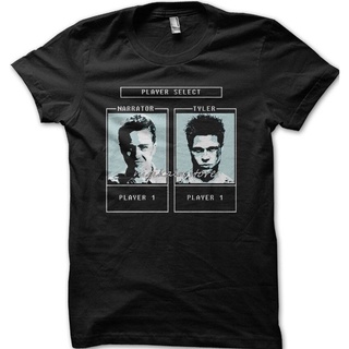 เสื้อยืด พิมพ์ลายการ์ตูนเกม Fight Club Tyler Durden 9129S-5XL