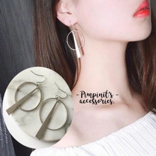 📬 พร้อมส่ง : ต่างหูระย้าแฟชั่นสไตล์โบฮีเมี่ยน | Geometric Bohemia Fashion Drop Earring.