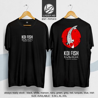 เสื้อยืด koi fish tancho kujaku Lazza HD