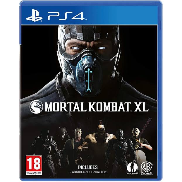 แผ่นเกมส์  Mortal kombat XL PS4 (มือสอง)
