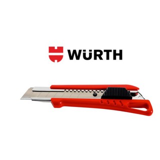 มีดคัตเตอร์ เอนกประสงค์ 18 mm WURTH Autolock Red 18 mm