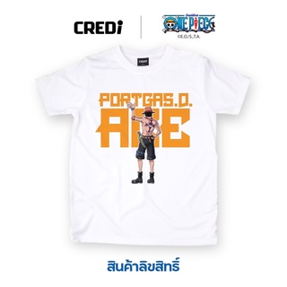 เสื้อยืดผ้าฝ้ายพรีเมี่ยมวันพีซ เสื้อยืดลายการ์ตูน ลิขสิทธิ์ No.163