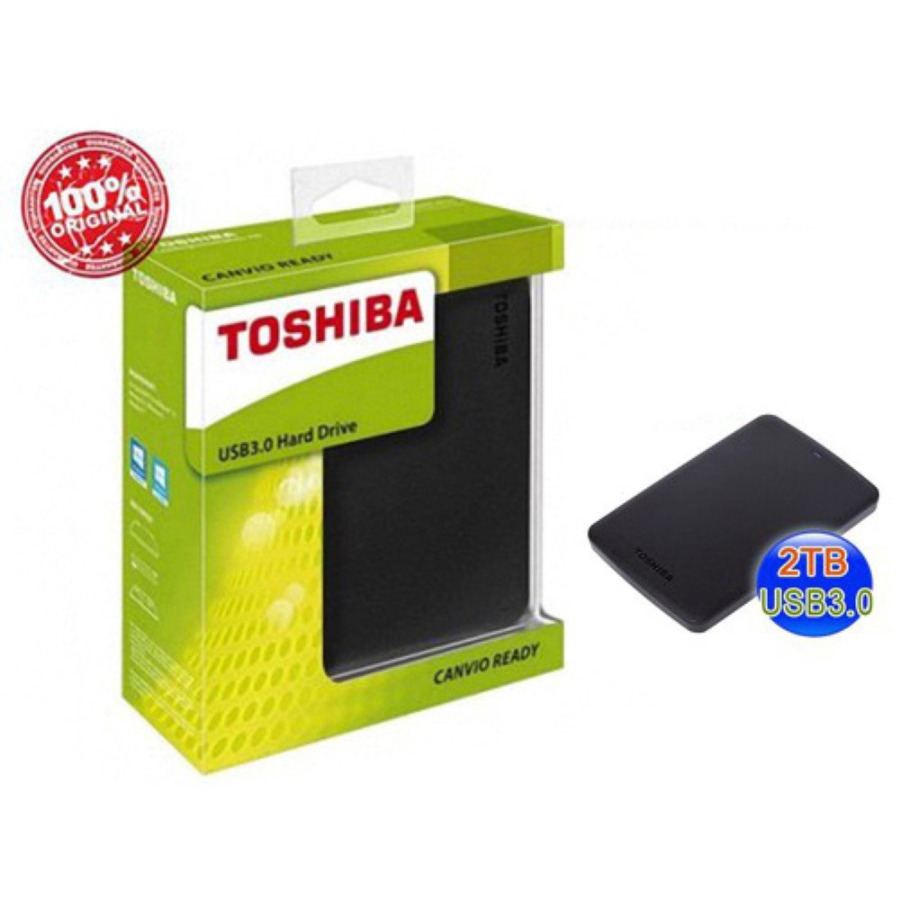 Toshiba High Speed External Hard Drive 500GB / 1TB / 2TB USB 3.0 for PC