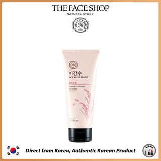 THE FACE SHOP Rice Water Bright Foaming Cleanser *ส่งจากเกาหลี*