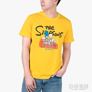 DOSH MENS T-SHIRTS THE SIMPSONS เสื้อยืดคอกลม แขนสั้น ผู้ชาย DSIMT5045-YE