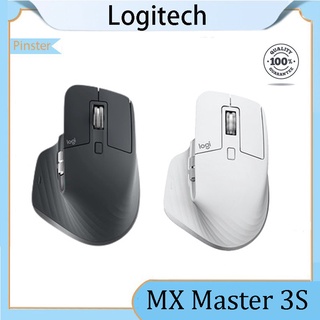 Logitech MX Master 3S - เมาส์ไร้สาย พร้อมกราไฟท์ 8K DPI (910-006557) / เทาอ่อน (910-006558)