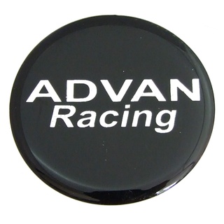 ราคาต่อ 2 ดวง สติกเกอร์ ADVAN racing เรซซิ่ง สติกเกอร์เรซิน sticker rasin ขนาด 39 / 48 มิล