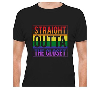 【Diy Men T Shirt 】เสื้อยืดลําลอง แขนสั้น พิมพ์ลายธง LGBT Gay Lesbian Pride สําหรับผู้ชาย 470677