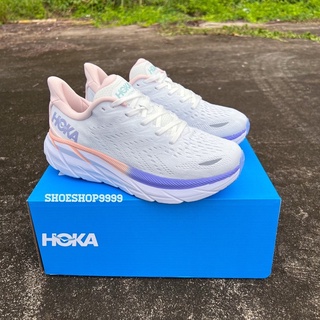 รองเท้าผ้าใบวิ่งผู้หญิง HOKA สินค้าถ่ายรูปจากสินค้าจริงค่ะมีของพร้อมส่งรองเท้ากีฬา