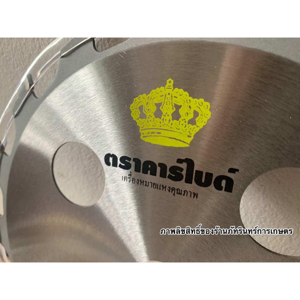 ใบตัดไม้ ขนาด10นิ้ว  ตราคาไบด์แท้(CARBIDE) ใส่เครื่องตัดหญ้าตัดยูคาได้ ราคา ถูกที่สุด ดีลบีเคเค แกลเลอรีภาพที่ 8