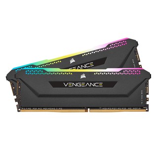 Corsair Vengeance RGB Pro SL 32GB (2x16GB) DDR4 3600 (PC4-28800) C18 1.35V Desktop Memory - Black (CMH32GX4M2D3600C18)