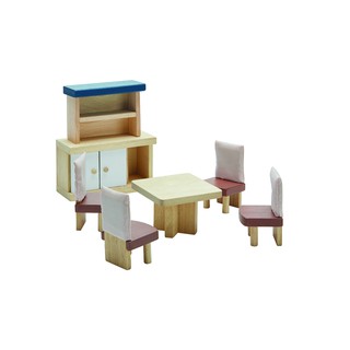 PlanToys 7354 DININGROOM - ORCHARD ของเล่นไม้ห้องรับประทานอาหาร - ออร์ชาร์ด คอลเล็กชั่น ของเล่นเด็ก 3 ปีขึ้นไป