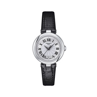 Tissot Bellissima Small Lady ทิสโซต์ เบลลิสซิม่า สีขาว สายสีดำ T1260101601300 นาฬิกาผู้หญิง