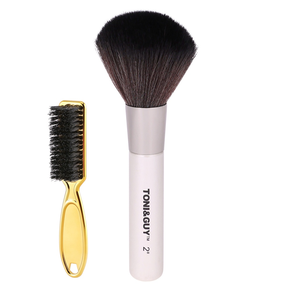 พร้อมส่ง แปรงแต่งหน้า ด้ามจับสั้น ขนแปรงนุ่ม สําหรับร้านทําผม