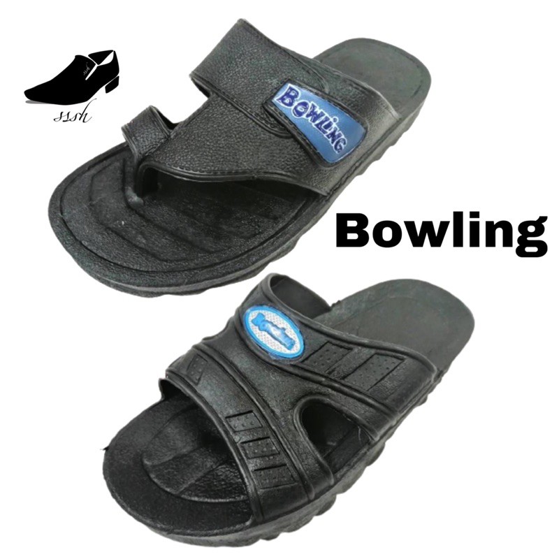 💯🔥รองเท้าแตะสําหรับผู้ใหญ่ 3750 , 3757 , BOWLING รองเท้าแตะ UNISEX / รองเท้าแตะ Getah