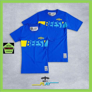 beesy เสื้อคอกลม  ชาย หญิง รุ่น Play สีฟ้า