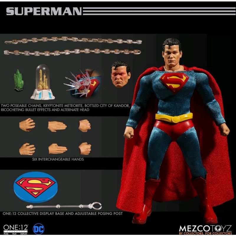 Mezco ONE : 12 Superman(สินค้าลิขสิทธิ์แท้จาก Mezco)